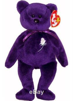 Princess Diana Beanie Baby Bear 1st Ed #1 1997 PVC China MWMT True History Here