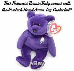 Princess Diana Beanie Baby Bear 1st Ed #1 1997 PVC China MWMT True History Here