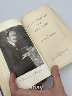 Prison Memoirs of an Anarchist ALEXANDER BERKMAN First Edition 1st 1912