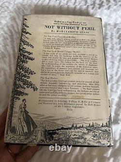 RARE 1st EDITION 1941 Not Without Peril MARGUERITE ALLIS HB withdust cover