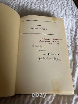 RARE 1st EDITION 1941 Not Without Peril MARGUERITE ALLIS HB withdust cover