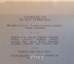 RARE Nat Fleischer Young Griffo First Edition 1928
