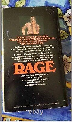 Rage A novel by Richard Bachman RARE COLLECTABLE