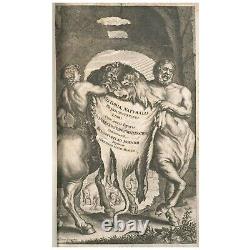 Rare 1655 MERIAN & JONSTON Colored Folio Engraving HISTORIA NATURALIS TAURUS OX