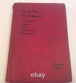 Rare Signed Copy From Figg To Johnson First Edition 1909