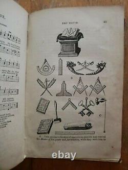 Rare The Gems Of Masonry Emblematic And Descriptive J. Sherer 1859 1st Edition