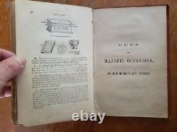 Rare The Gems Of Masonry Emblematic And Descriptive J. Sherer 1859 1st Edition