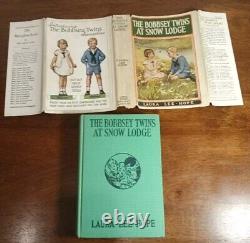 Rare Vintage The Bobbsey Twins At Snow Lodg 1st Edition 1913 Laura Lee Hope