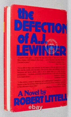 Robert Littell / The Defection of A J Lewinter A Novel Signed 1st Edition 1973