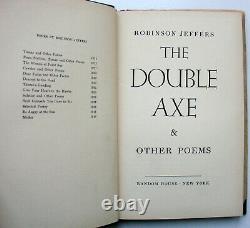 Robinson Jeffers The Double Axe 1948, First Edition Hardcover