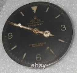 Rolex 1957 explorer 6610 first edition gilt dial' original