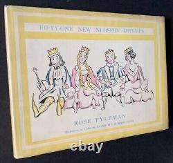 Rose Fyleman / Fifty-One New Nursery Rhymes In Dustjacket 1st Edition 1932