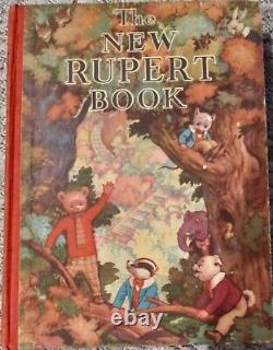 Rupert Annual 1938 The New Rupert Book Alfred Bestall Vintage First Edition Rare