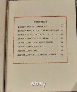 Rupert Annual 1938 The New Rupert Book Alfred Bestall Vintage First Edition Rare