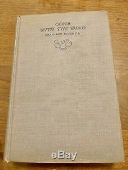 SIGNED Gone with the Wind May 1936 with DJ 1st Printing First Edition Autograph