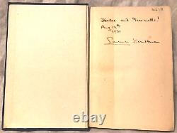 SIGNED Laurence Housman Little Plays 1st/1st 1931 With Autographed Lettter
