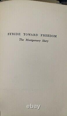 STRIDE TOWARD FREEDOM Martin Luther King Jr 1958 1st Ed/1st Print H-H Hardcover