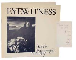 Sarkis BAHAROGLU / EYEWITNESS Signed First Edition 1984 #119375