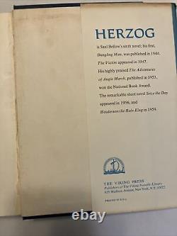 Saul Bellow, William Targ / Herzog 1st Edition Seventh Printing 1964