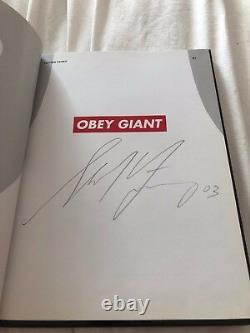 Shepard Fairey Signed Book Project 0001 Obey Giant Street Art Book KAWS