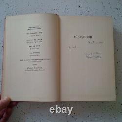 Signed First Edition 1939 Bonanza Inn Oscar Lewis & Carroll Hall Hardcover WEAR