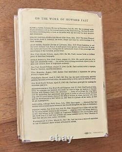 Signed, First Edition, Spartacus, Howard Fast, 1951, In First Issue Dust Jacket