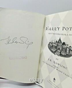 Signed Harry Potter and the Sorcerer's Stone First Edition First Print RARE HCDJ