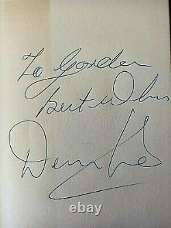 Signed Original First Edition Denis Law An Autobiography 1979