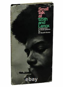 Small Talk at 125th and Lenox by GIL SCOTT-HERON First Edition 1970 1st Book