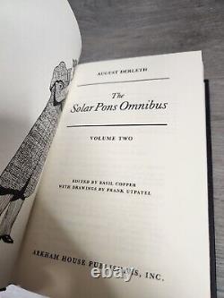 Solar Pons Omnibus August Derleth Arkham House 1982 First Edition Two Volumes
