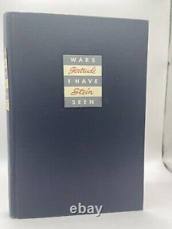 Stein, Gertrude WARS I HAVE SEEN First Edition