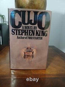 Stephen King Cujo First Edition Killer Dog True First In Original Rare Dj