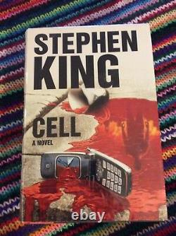 Stephen King, SIGNED! , Cell, 1st Edition, 1st Printing, Mylar