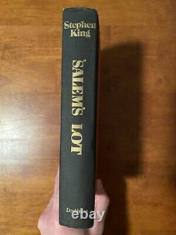 Stephen King Salems Lot 1st Edition 2nd State 1975 Q37