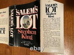 Stephen King Salems Lot 1st Edition 2nd State 1975 Q37