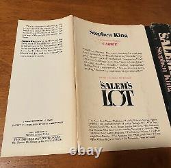 Stephen King Salems Lot 1st Edition 2nd State 1975 Q37