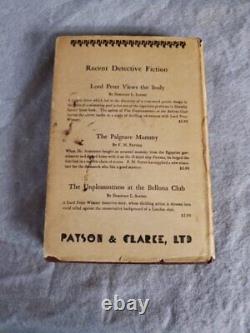 Superintendent Wilson's Holiday 1929 First U S Edition