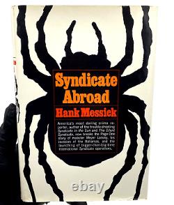 Syndicate Abroad 1st Printing First Edition by MESSICK HANK HB DJ 1969