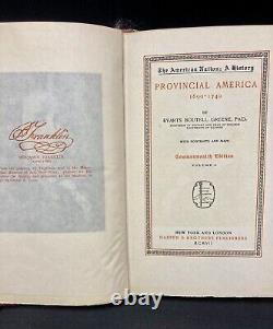 THE AMERICAN NATION A HISTORY Vintage Lot Of 6 Volumes (4-9) Published 1904-1905