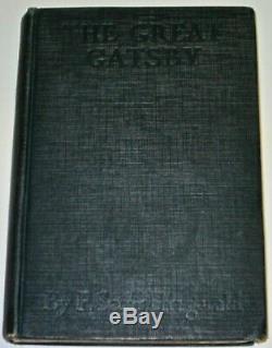 THE GREAT GATSBY! (FIRST EDITION/FIRST PRINTING!)1925! F. Scott Fitzgerald RARE