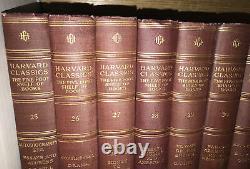 THE HARVARD CLASSICS! 1909! First Edition complete 51 Volume Set -VERY GOOD