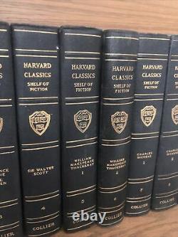 THE HARVARD CLASSICS! 1917 First Edition SHELF OF FICTION Complete 20vol Set Wear
