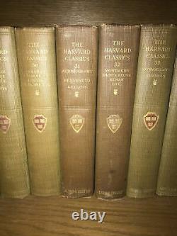 THE HARVARD CLASSICS, ALUMNI EDITION! 1909 First Edition COMPLETE 51 -Wear Uneven