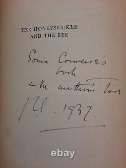 THE HONEYSUCKLE AND THE BEE SIGNED FIRST EDITION vintage 1937 SQUIRE