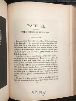 THE LIGHT OF EGYPT or THE SCIENCE OF THE SOUL & STARS T. BURGOYNE 1st, 1889