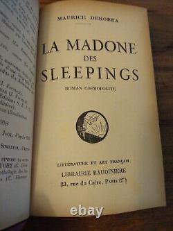 THE MADONNA OF THE SLEEPING CARS 1925 First Edition In FRENCH By Maurice Dekobra
