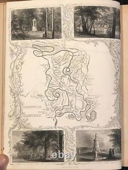 THE RURAL CEMETERIES OF AMERICA GREEN-WOOD ILLUSTRATED 1st Ed, 1847 GRAVEYARD