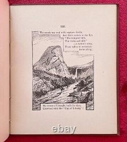 THE YOSEMITE by WALLACE BRUCE 1880 1st ED BEAUTIFUL POETRY & ILLUSTRATIONS