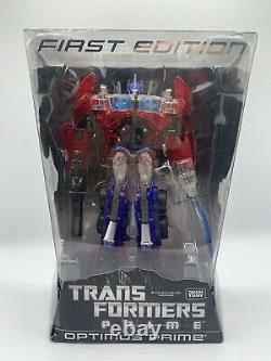 Takara Transformers Prime First Edition Voyager Class Optimus Prime Clear Ver
