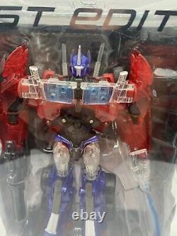 Takara Transformers Prime First Edition Voyager Class Optimus Prime Clear Ver